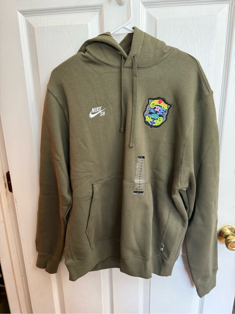 Nike SB 2024 Olympic Team USA Hoodie Green Iguana Medium NWT